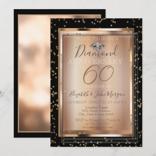 Festive Chic Diamonds, Lijst Wedding Jubileum Kaart