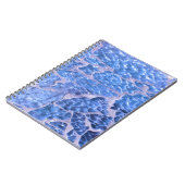 Festive Chic Glitter Blue Stones Notitieboek (Linkerzijde)