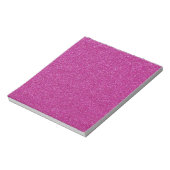 Festive Chic roze Glitter Achtergrond Romantisch Notitieblok (Linkerzijde)