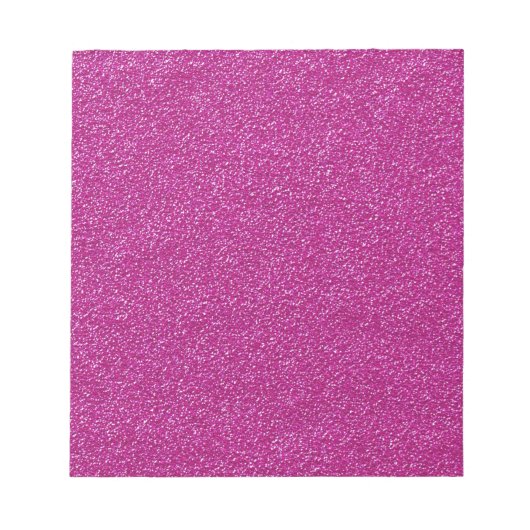 Festive Chic roze Glitter Achtergrond Romantisch Notitieblok (Voorkant)