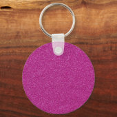 Festive Chic roze Glitter Achtergrond Romantisch Sleutelhanger (Voorkant)