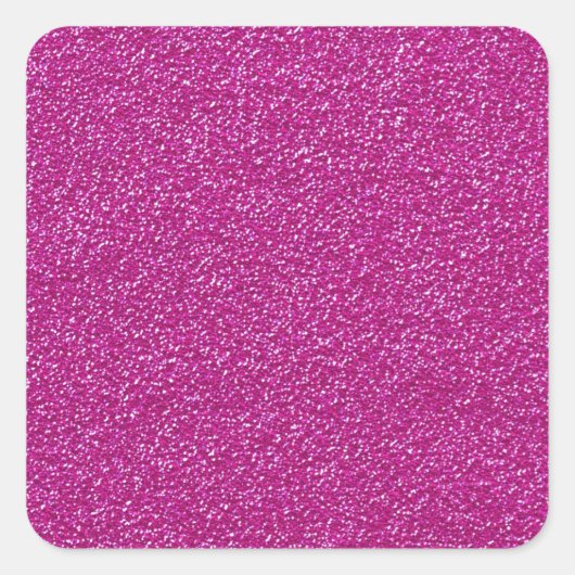 Festive Chic roze Glitter Achtergrond Romantisch Vierkante Sticker (Voorkant)