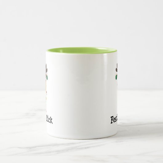 Festive Chick Tweekleurige Koffiemok (Center)