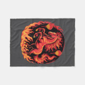 Festive Chinese New Year 2026 Horse Lantern Cultur Fleece Deken (Voorkant (Horizontaal))