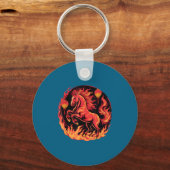 Festive Chinese New Year 2026 Horse Lantern Cultur Sleutelhanger (Voorkant)