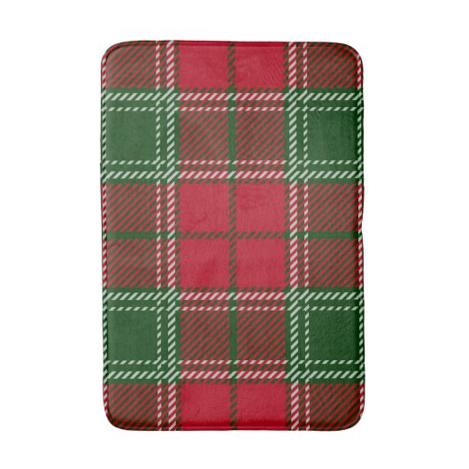 Festive Christmas Bath Mat – Holiday BathroomDecor (Voorkant Verticaal)