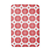 Festive Christmas Bath Mat – Holiday BathroomDecor (Voorkant Verticaal)