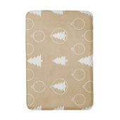 Festive Christmas Bath Mat – Holiday BathroomDecor (Voorkant Verticaal)