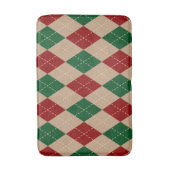 Festive Christmas Bath Mat – Holiday BathroomDecor (Voorkant Verticaal)