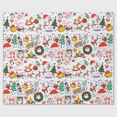 Festive Christmas  Cadeaupapier (Vlak)