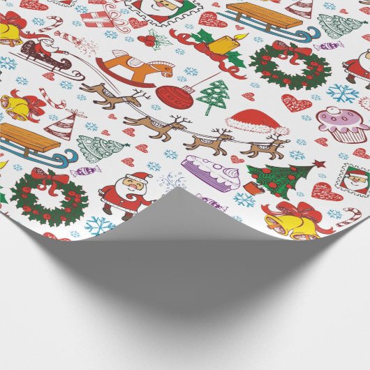 Festive Christmas  Cadeaupapier (Hoek)