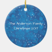 Festive Christmas Dachshund Dog Keramisch Ornament (Achterkant)