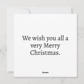 Festive Christmas Decoration Collage Feestdagenkaart (Achterkant)