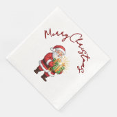 Festive Christmas Dinner Napkin | Holiday Tablewar Servet (Hoek)