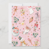 Festive Christmas Family Photo Card Kaart (Achterkant)