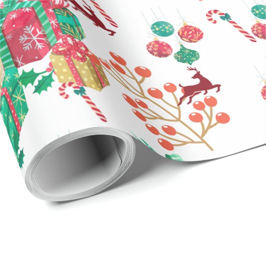 Festive Christmas Gift Wrap Cadeaupapier (Rol Hoek)