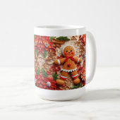 Festive Christmas Gingerbread Koffiemok (Voorkant rechts)