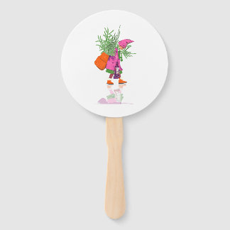 Festive Christmas Gnome Party Fans Set of Deco Handwaaier