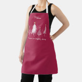 Festive Christmas Gold Stars with Name  Schort (Insitu)