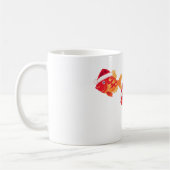 Festive Christmas Goldfish – Cute Holiday Fish Koffiemok (Links)