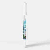 Festive Christmas Hedgehog customizable Case-Mate iPhone Case (Achterkant / Rechts)