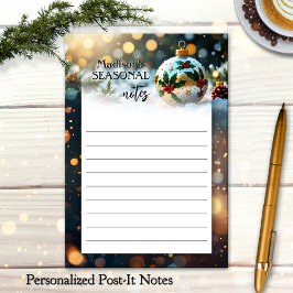Festive Christmas Holidays Post-it® Notes