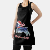 Festive Christmas Leaping Dog | Cute Puppy Santa  Schort (Insitu)