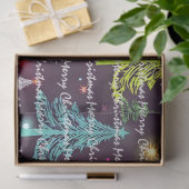 Festive Christmas Luxury Christmas Trees Tissuepapier (Geschenk)