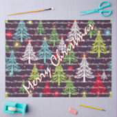 Festive Christmas Luxury Christmas Trees Tissuepapier (Craft)