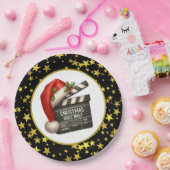 Festive Christmas Movie night party Papieren Bordje (Feest)