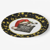 Festive Christmas Movie night party Papieren Bordje (Gekanteld)