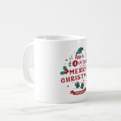 Festive Christmas Mug – Holiday Cheer Delight Koffiemok (Voorkant links)