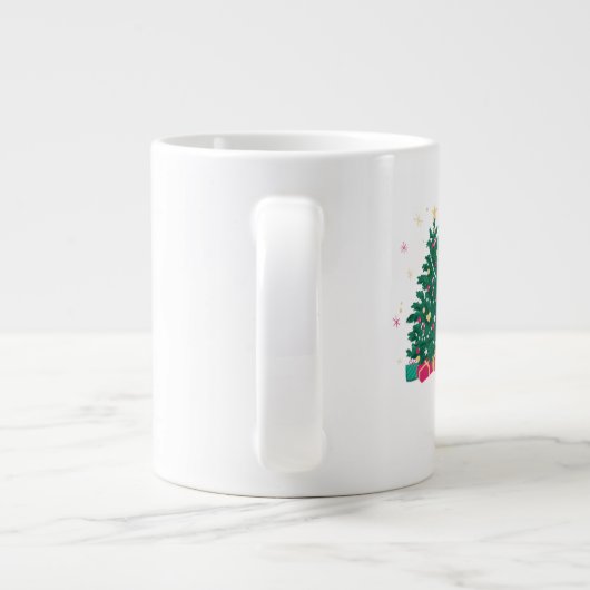 Festive Christmas Mug – Holiday Party Coffee & Coc Grote Koffiekop (Achterkant)