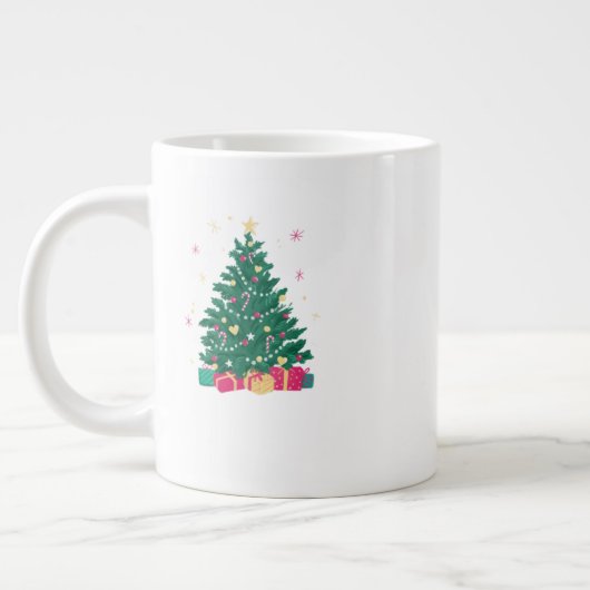 Festive Christmas Mug – Holiday Party Coffee & Coc Grote Koffiekop (Links)