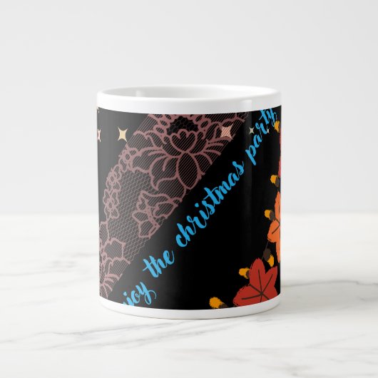 Festive Christmas Mug – Merry Holidays Coffee Cup  Grote Koffiekop (Voorkant)