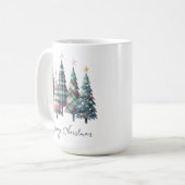 Festive Christmas Mug with Santa Claus Design Koffiemok (Voorkant links)