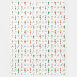 Festive Christmas Nutcracker Ballerina  Fleece Deken