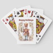 Festive Christmas Nutcracker poker Pokerkaarten (Achterkant)