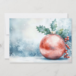 Festive Christmas Ornament Kaart