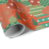 Festive Christmas Ornaments Cadeaupapier (Rol Hoek)