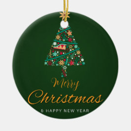 Festive Christmas Ornaments Keramisch Ornament