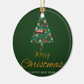 Festive Christmas Ornaments Keramisch Ornament (Links)