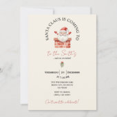 Festive Christmas Party Invitation Kaart (Voorkant)