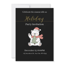 Festive Christmas Party Invitation