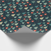 Festive Christmas Pattern Cadeaupapier (Hoek)