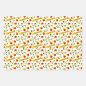 Festive Christmas Pears Personalized Boho Kitchen Inpakpapier Vel (Voorkant 3)