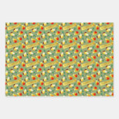 Festive Christmas Pears Personalized Boho Kitchen Inpakpapier Vel (Voorkant)