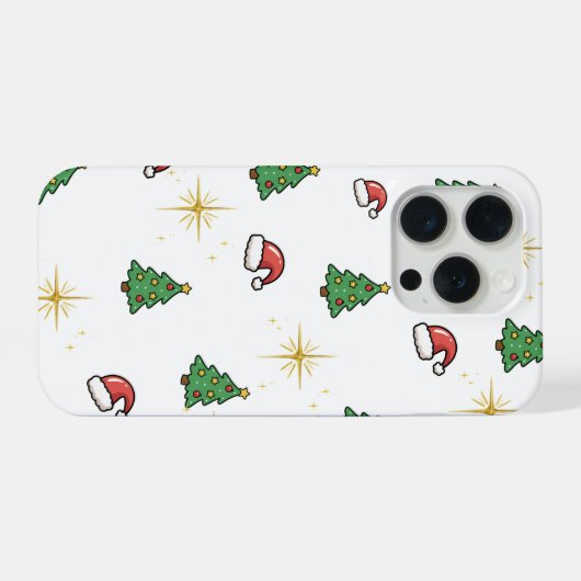 Festive Christmas Phone Case iPhone Hoesje (Achterkant horizontaal)
