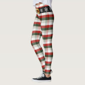 Festive Christmas | Plaid & Snowflake Belt Leggings (Links)