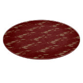 FESTIVE CHRISTMAS RED GOLD TRAY CUTARD SNIJPLANK (Hoek)